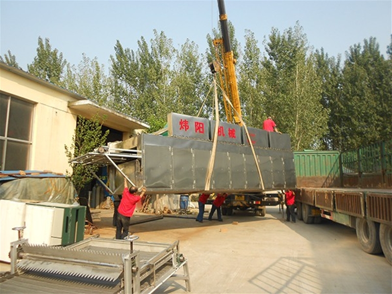 Sweet potato mesh belt dryer (click to enter)